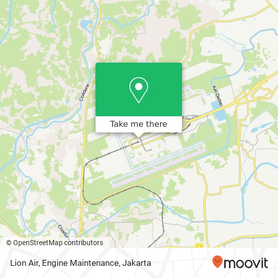 Lion Air, Engine Maintenance map