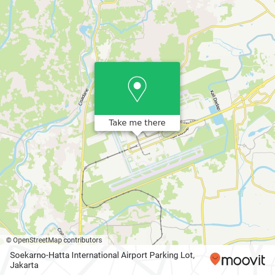 Soekarno-Hatta International Airport Parking Lot map