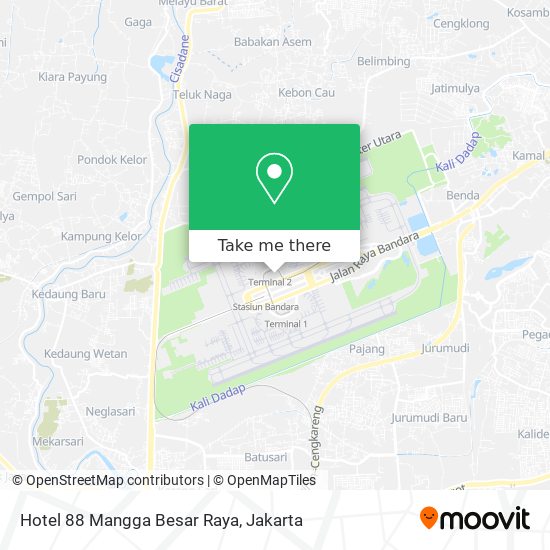 Hotel 88 Mangga Besar Raya map