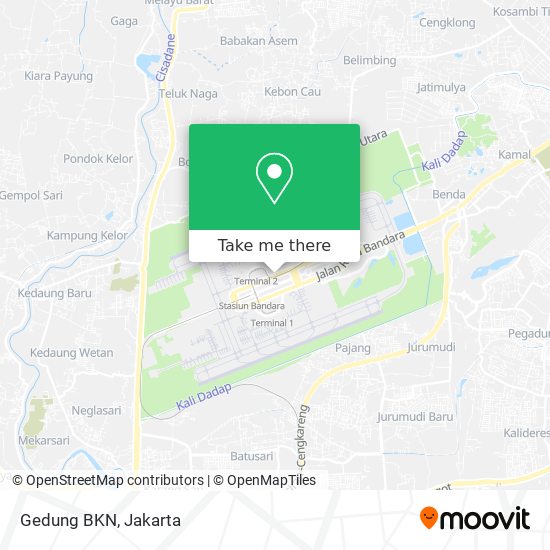 Gedung BKN map