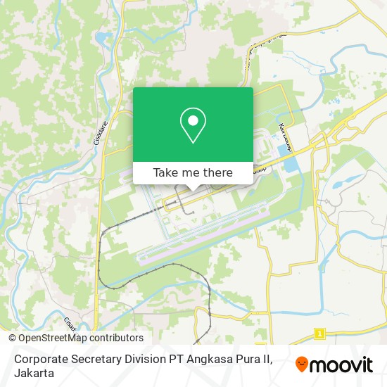 Corporate Secretary Division PT Angkasa Pura II map