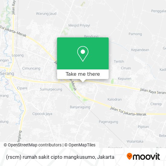 (rscm) rumah sakit cipto mangkusumo map