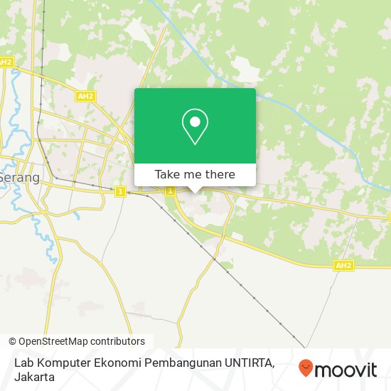 Lab Komputer Ekonomi Pembangunan UNTIRTA map