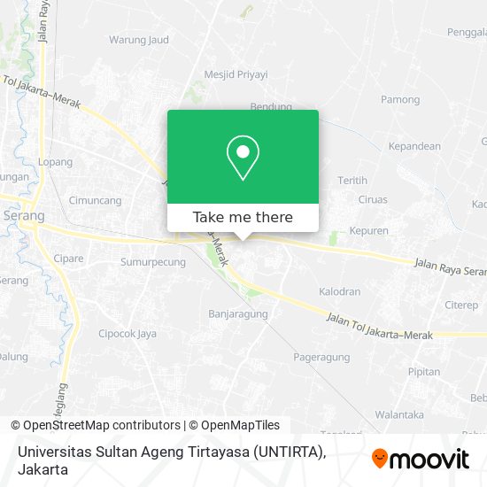 Universitas Sultan Ageng Tirtayasa (UNTIRTA) map