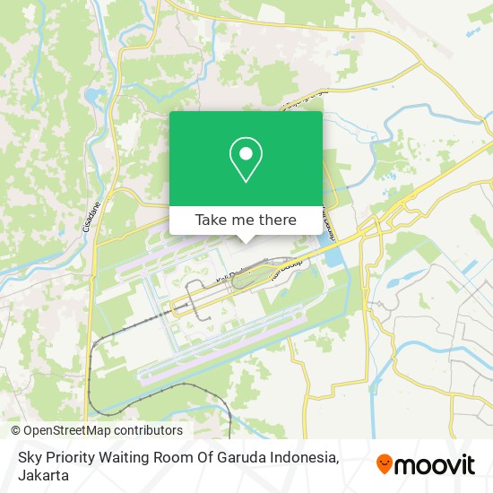 Sky Priority Waiting Room Of Garuda Indonesia map
