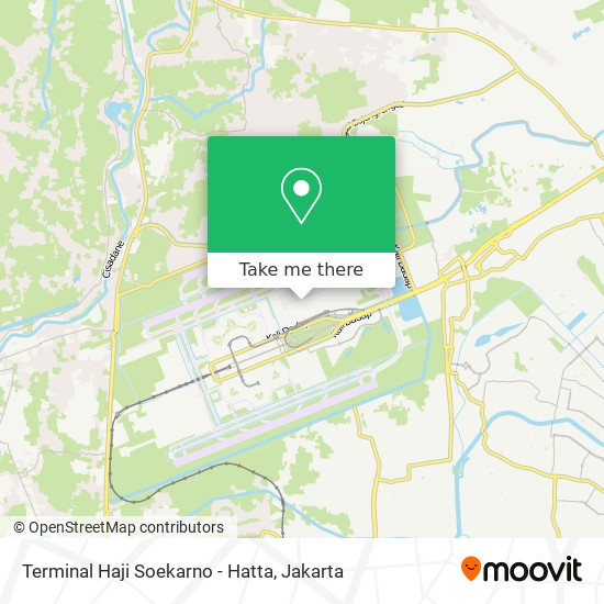 Terminal Haji Soekarno - Hatta map