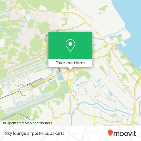 Sky lounge airportHub map