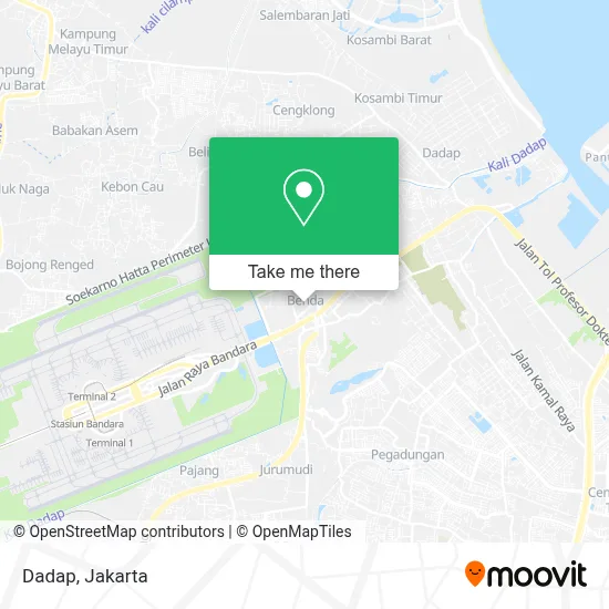 Dadap map