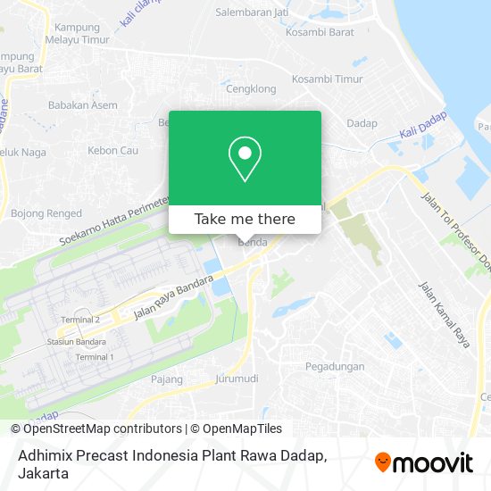 Adhimix Precast Indonesia Plant Rawa Dadap map