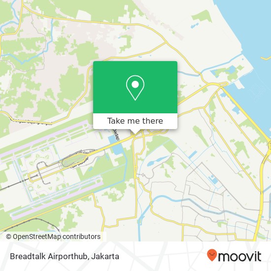 Breadtalk Airporthub map