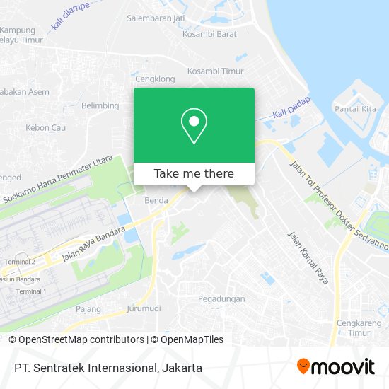 PT. Sentratek Internasional map