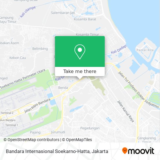 Bandara Internasional Soekarno-Hatta map