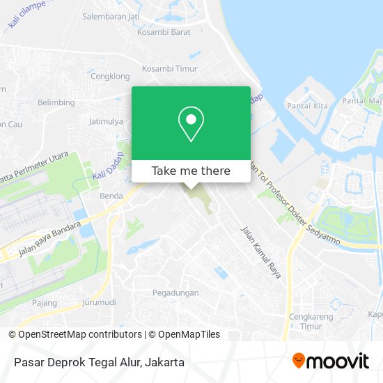 Pasar Deprok Tegal Alur map