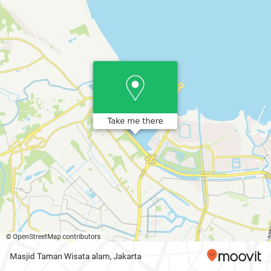 Masjid Taman Wisata alam map