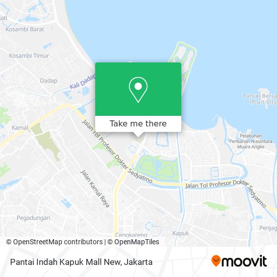 Pantai Indah Kapuk Mall New map