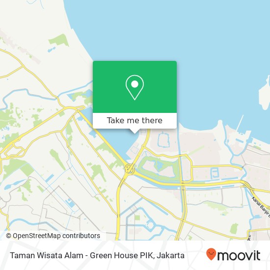Taman Wisata Alam - Green House PIK map