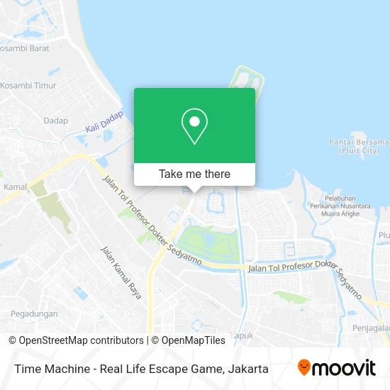 Time Machine - Real Life Escape Game map