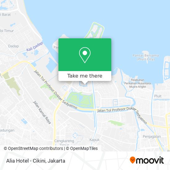 Alia Hotel - Cikini map