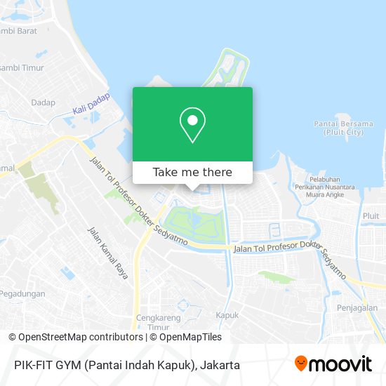 PIK-FIT GYM (Pantai Indah Kapuk) map