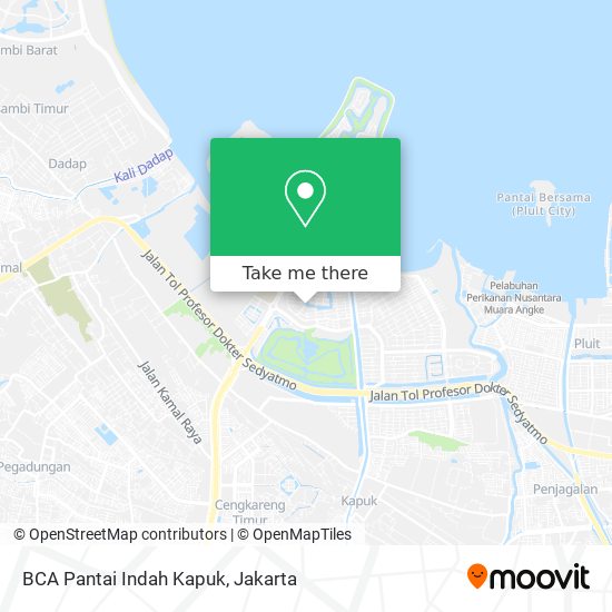 BCA Pantai Indah Kapuk map