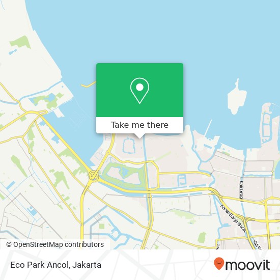 Eco Park Ancol map