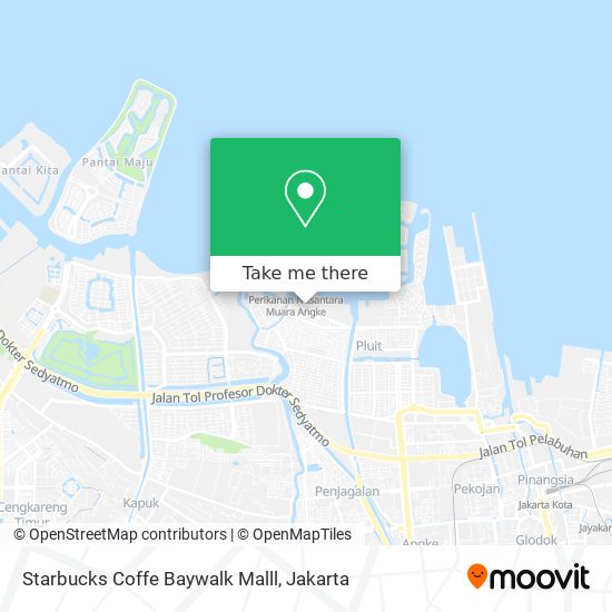 Starbucks Coffe Baywalk Malll map