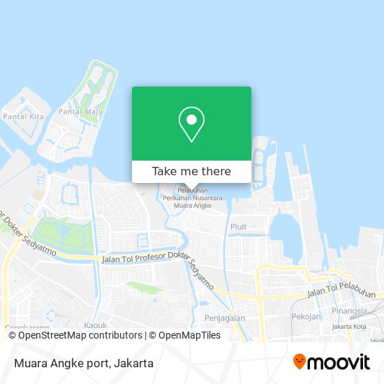 Muara Angke port map
