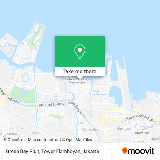 Green Bay Pluit, Tower Flamboyan map