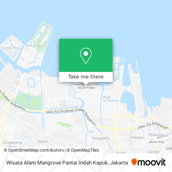 Wisata Alam Mangrove Pantai Indah Kapuk map