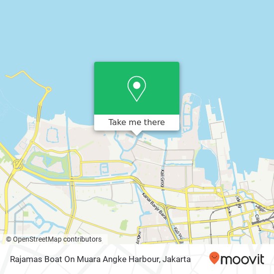 Rajamas Boat On Muara Angke Harbour map