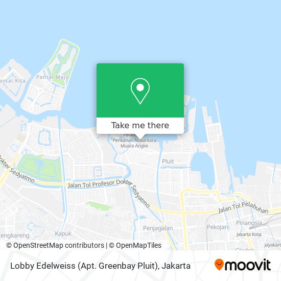 Lobby Edelweiss (Apt. Greenbay Pluit) map