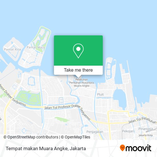 Tempat makan Muara Angke map