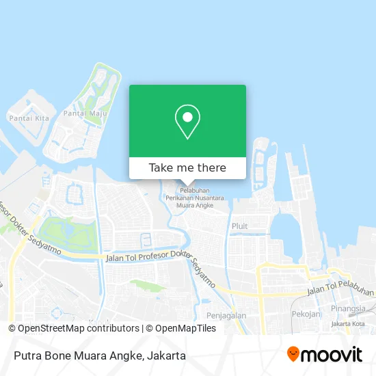 Putra Bone Muara Angke map