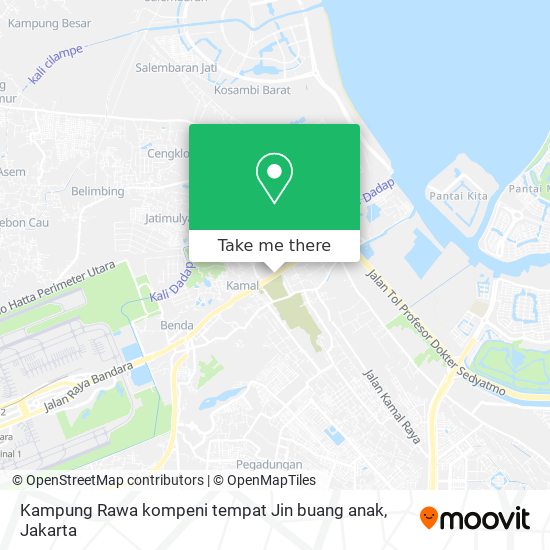 Kampung Rawa kompeni tempat Jin buang anak map