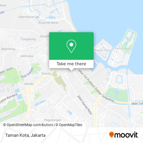 Taman Kota map