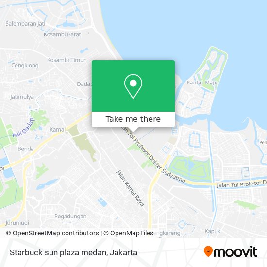 Starbuck sun plaza medan map