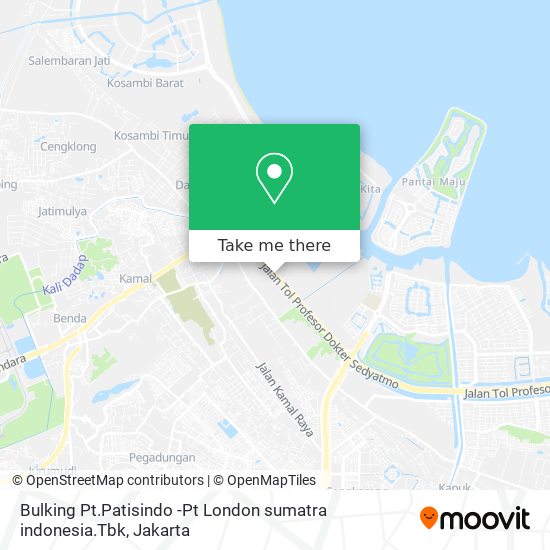 Bulking Pt.Patisindo -Pt London sumatra indonesia.Tbk map