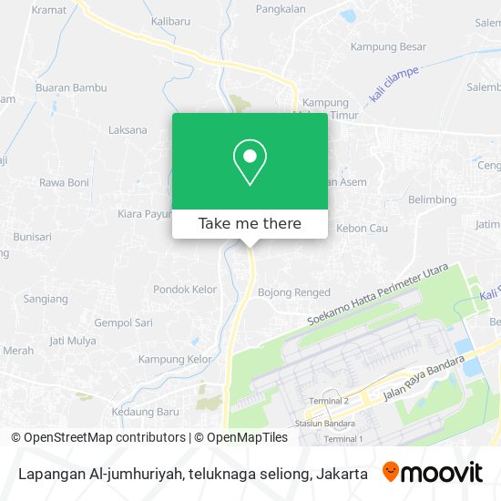 Lapangan Al-jumhuriyah, teluknaga seliong map