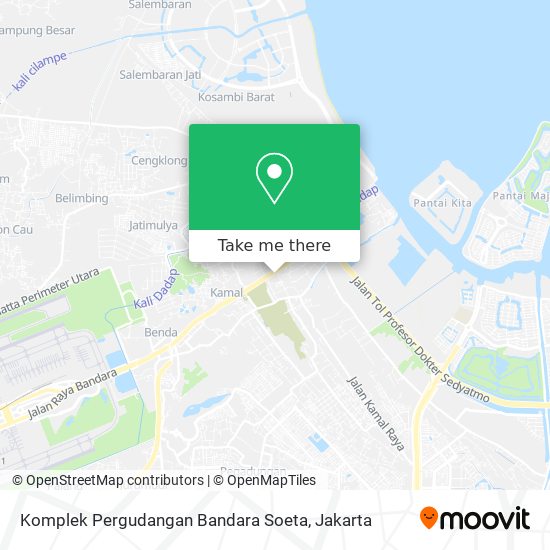 Komplek Pergudangan Bandara Soeta map