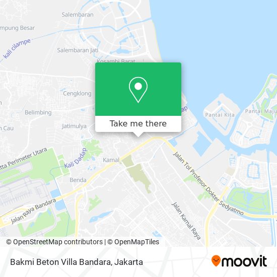 Bakmi Beton Villa Bandara map