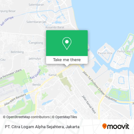 PT. Citra Logam Alpha Sejahtera map