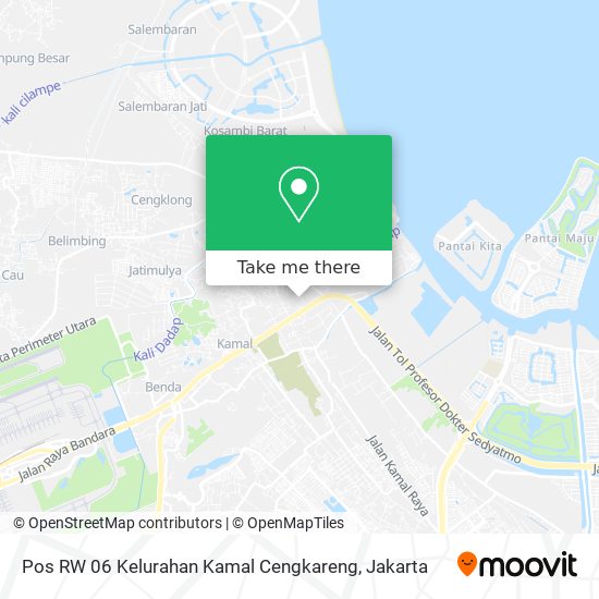 Pos RW 06 Kelurahan Kamal Cengkareng map
