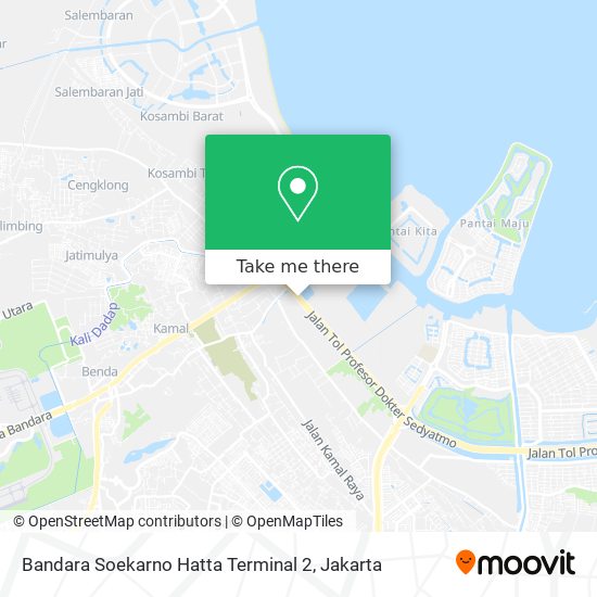 Bandara Soekarno Hatta Terminal 2 map