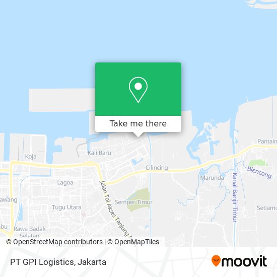 PT GPI Logistics map