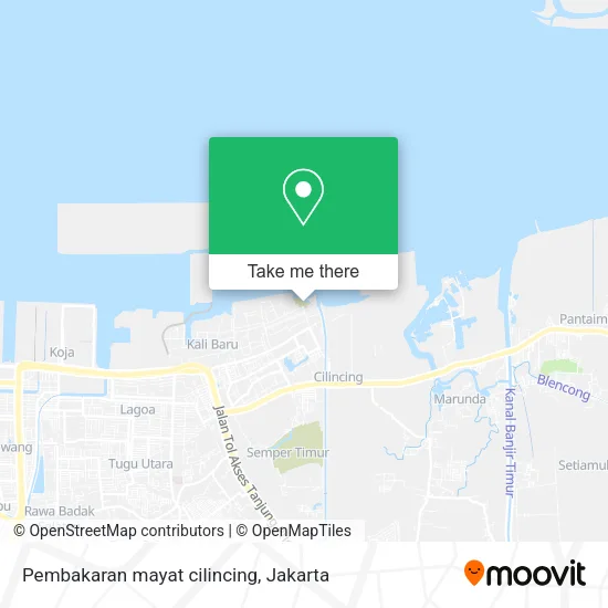 Pembakaran mayat cilincing map