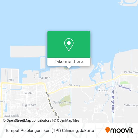 Tempat Pelelangan Ikan (TPI) Cilincing map