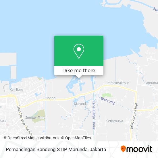 Pemancingan Bandeng STIP Marunda map