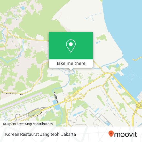 Korean Restaurat Jang teoh map