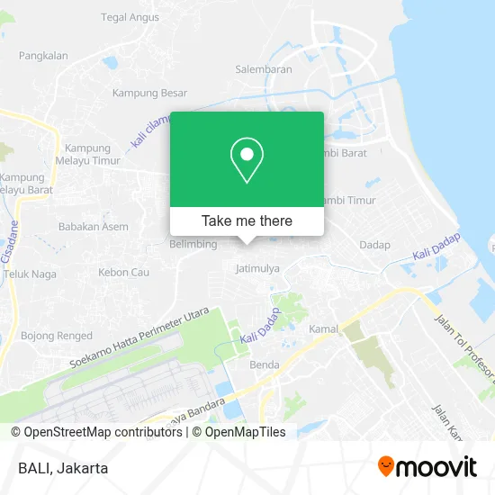 BALI map