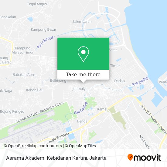 Asrama Akademi Kebidanan Kartini map